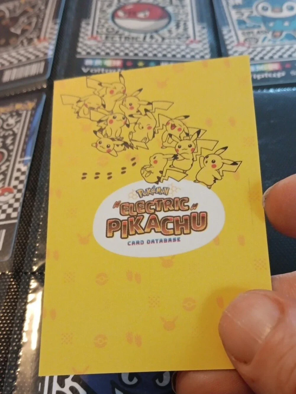 POKEMON Mimikyu Note Card - Cream and Light Blue